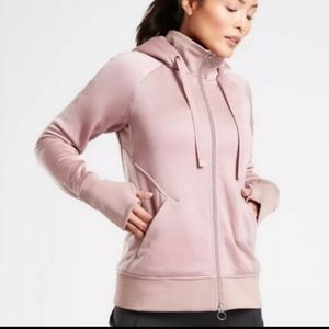Athleta Triumph Luxe Shine Hoodie Jacket,Size Small